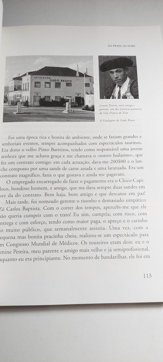 Da Prata ao Ouro, História de um Toureiro - Mário Coelho