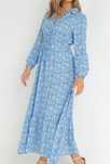 Maxi boho falbanka koszulowa S/M