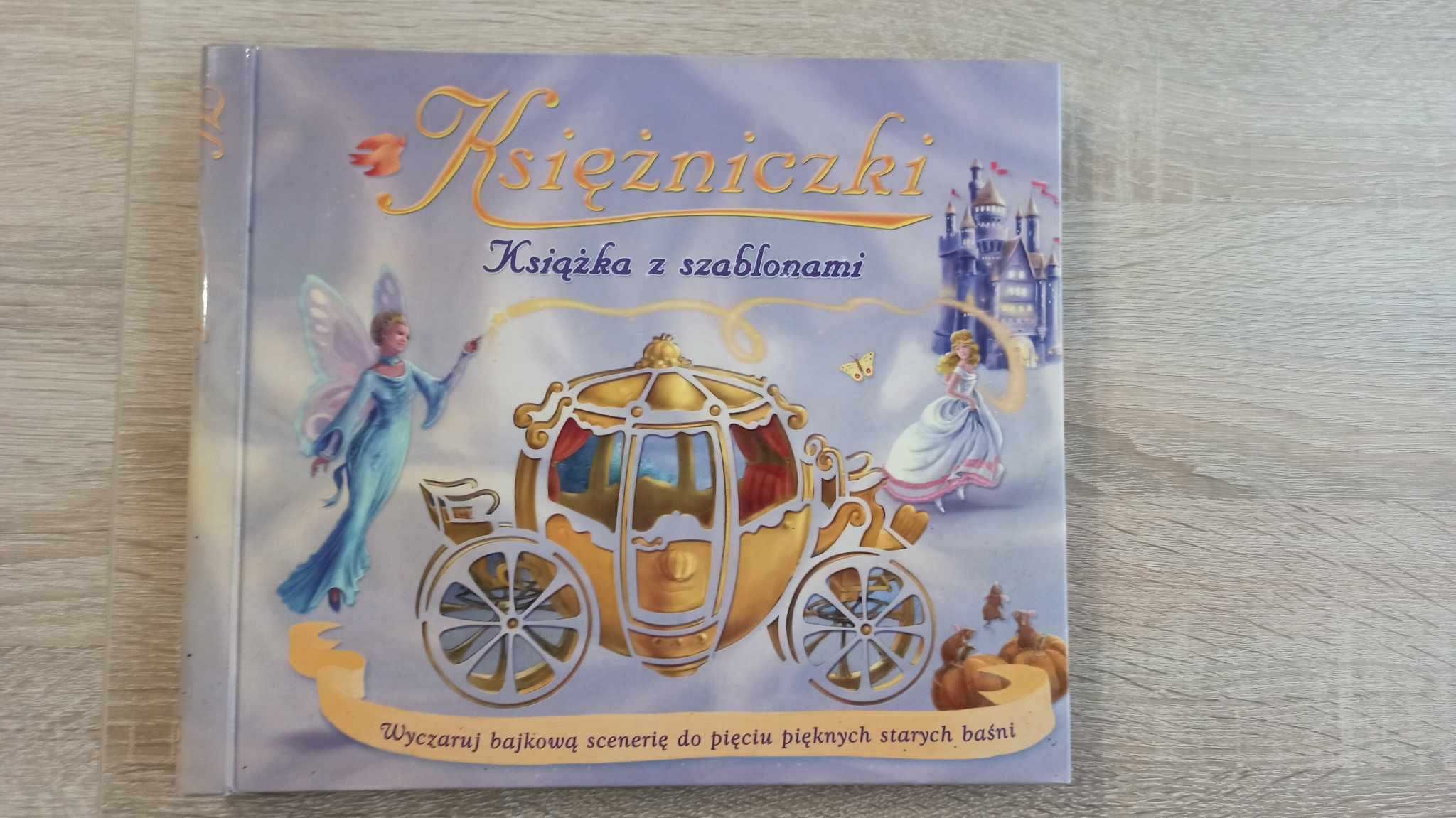 Księżniczki książka z szablonami