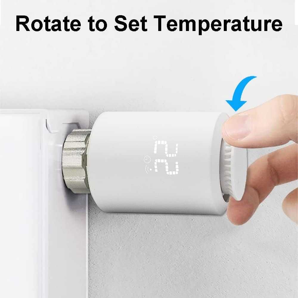 Inteligentny termostat grzejnikowy KETOTEK KTF0177 - ZESTAW STARTOWY