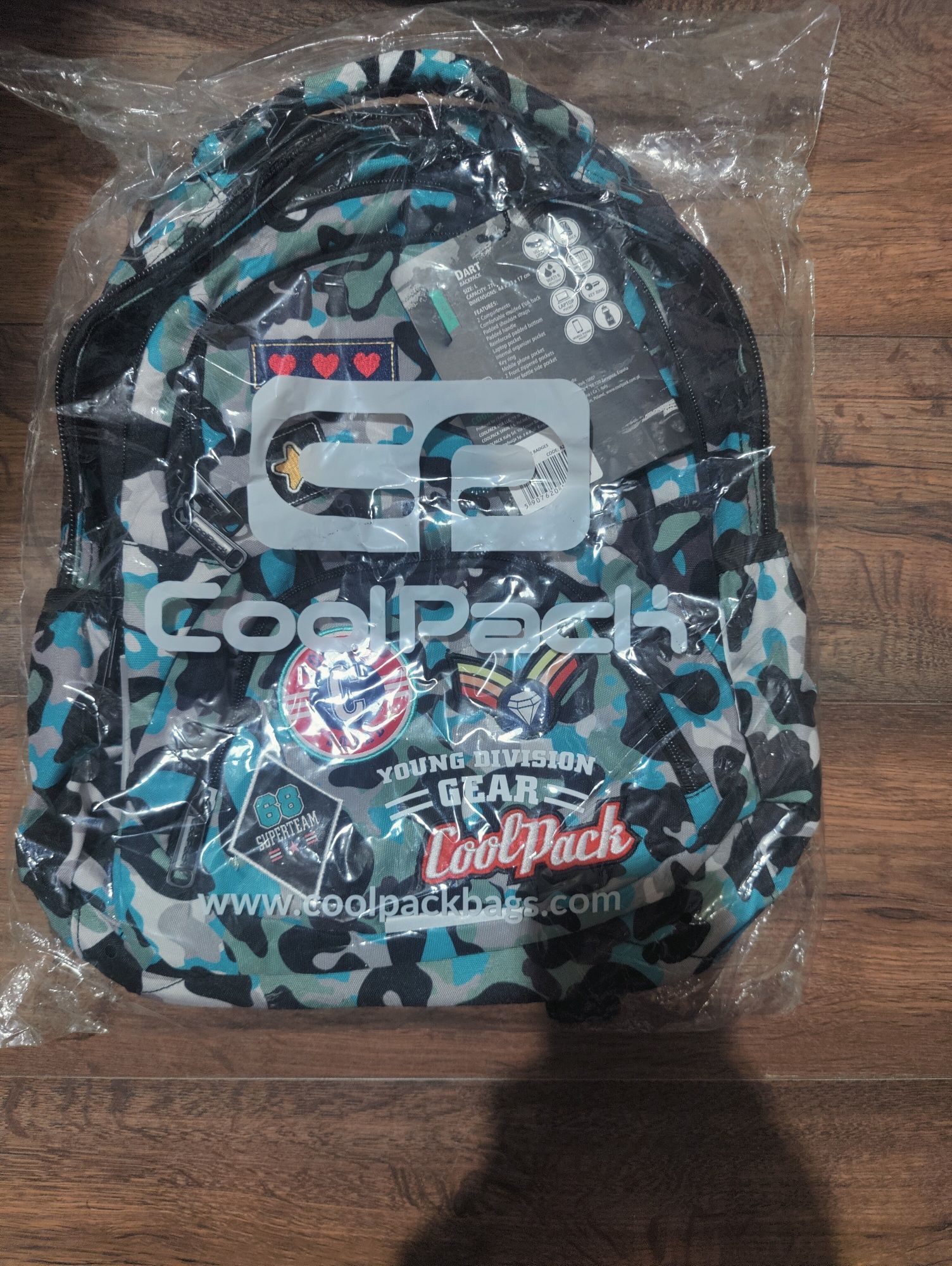 Plecaki Cool Pack/ New Balance/ Head nowe