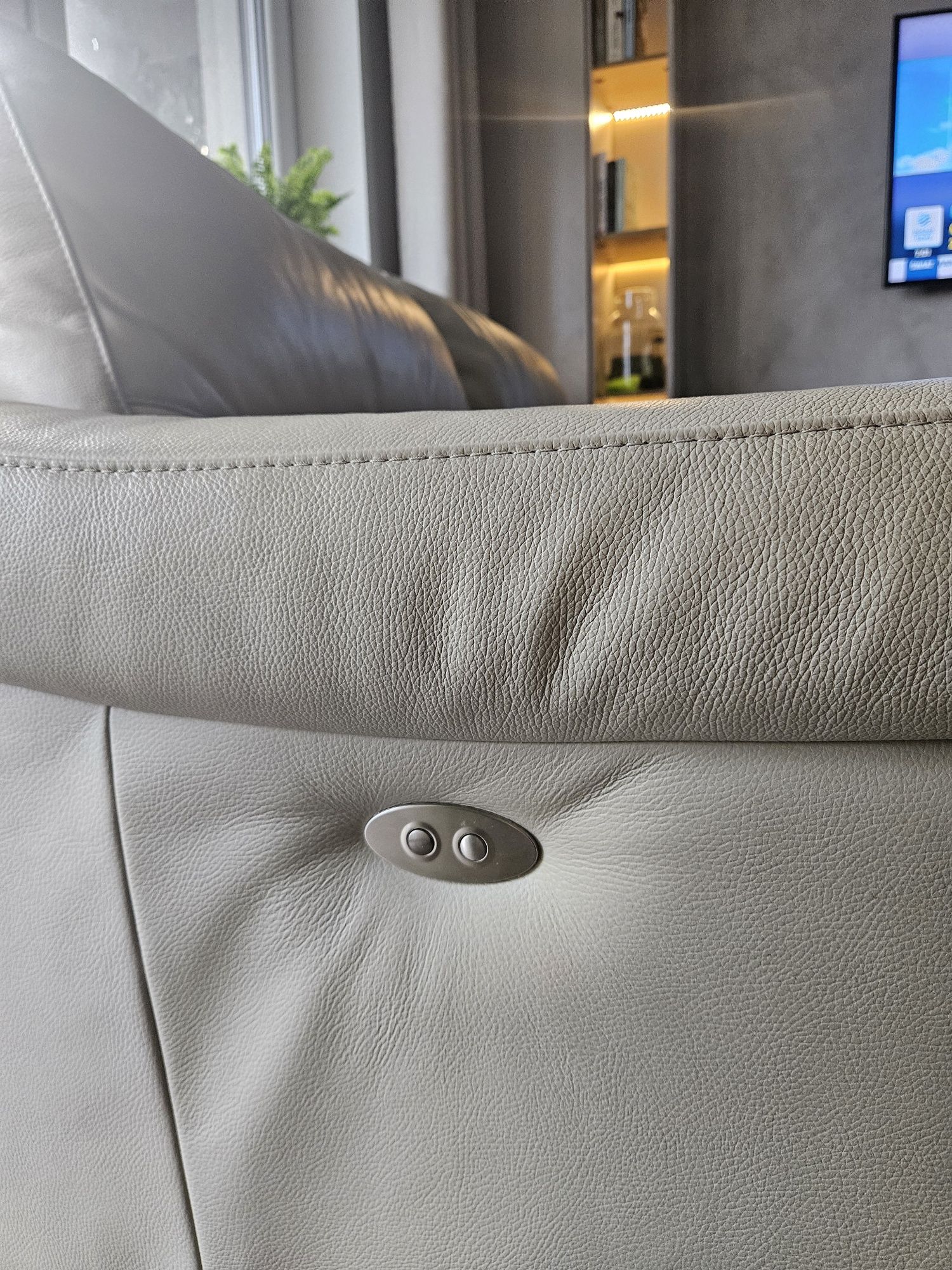 Sofa skóra naturalna funkcja relaks