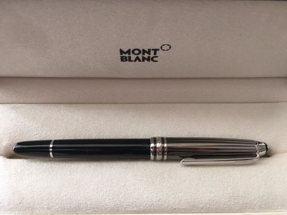 Coleção conjunto Mont Blanc canetas, carteira, pasta, tinteiro