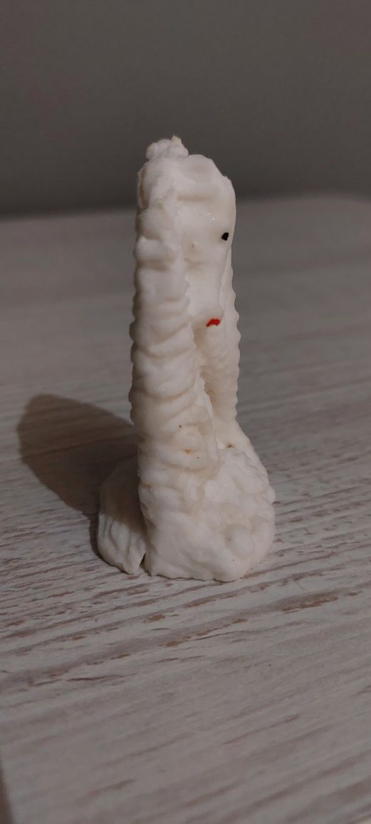 Konik morski figurka, statuetka biała