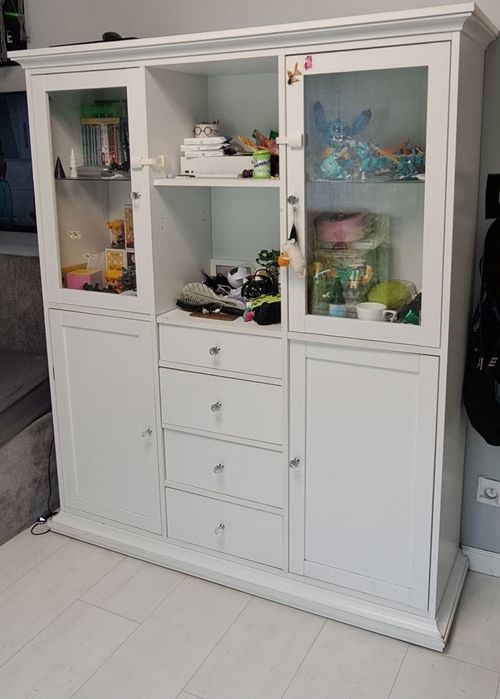 Rezerwacja 14.11Komplet mebli witryna biurko szafa lustro paris