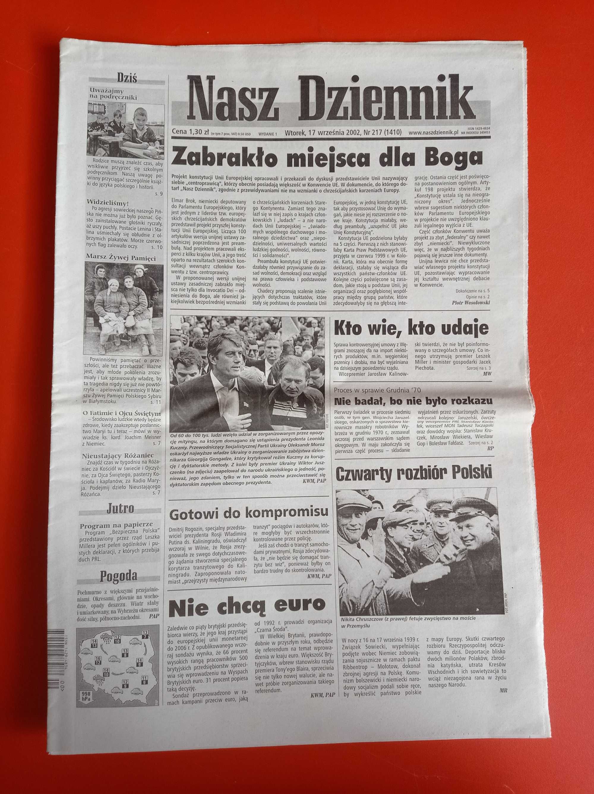 Nasz Dziennik, nr 217/2002, 17 września 2002