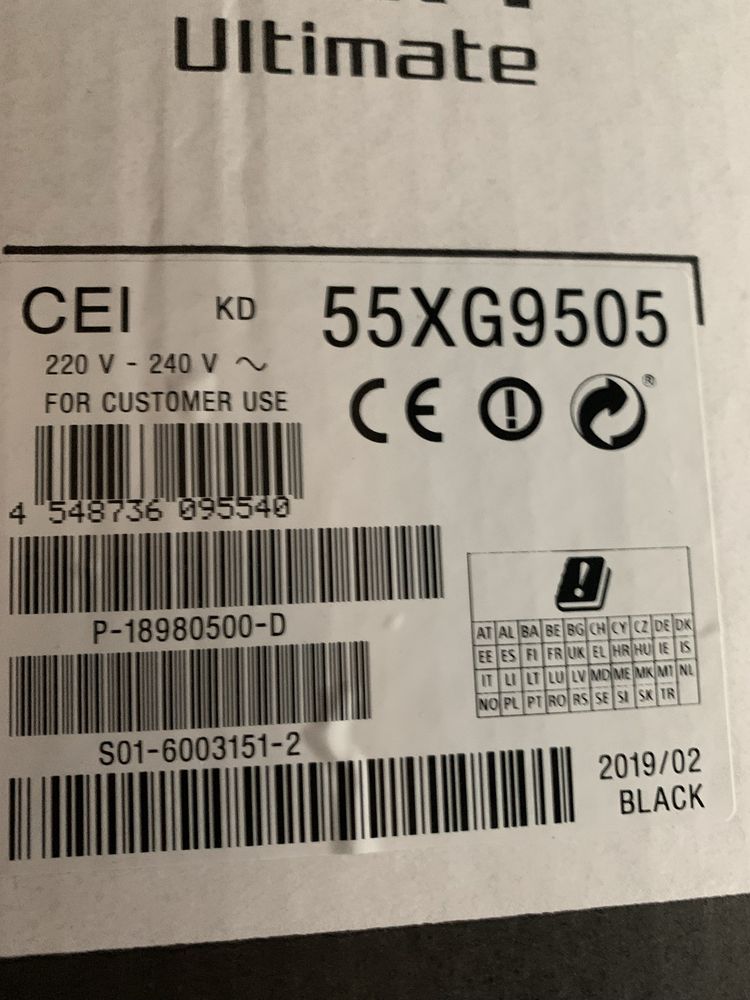 Televisão Sony Bravia KD-55XG9505