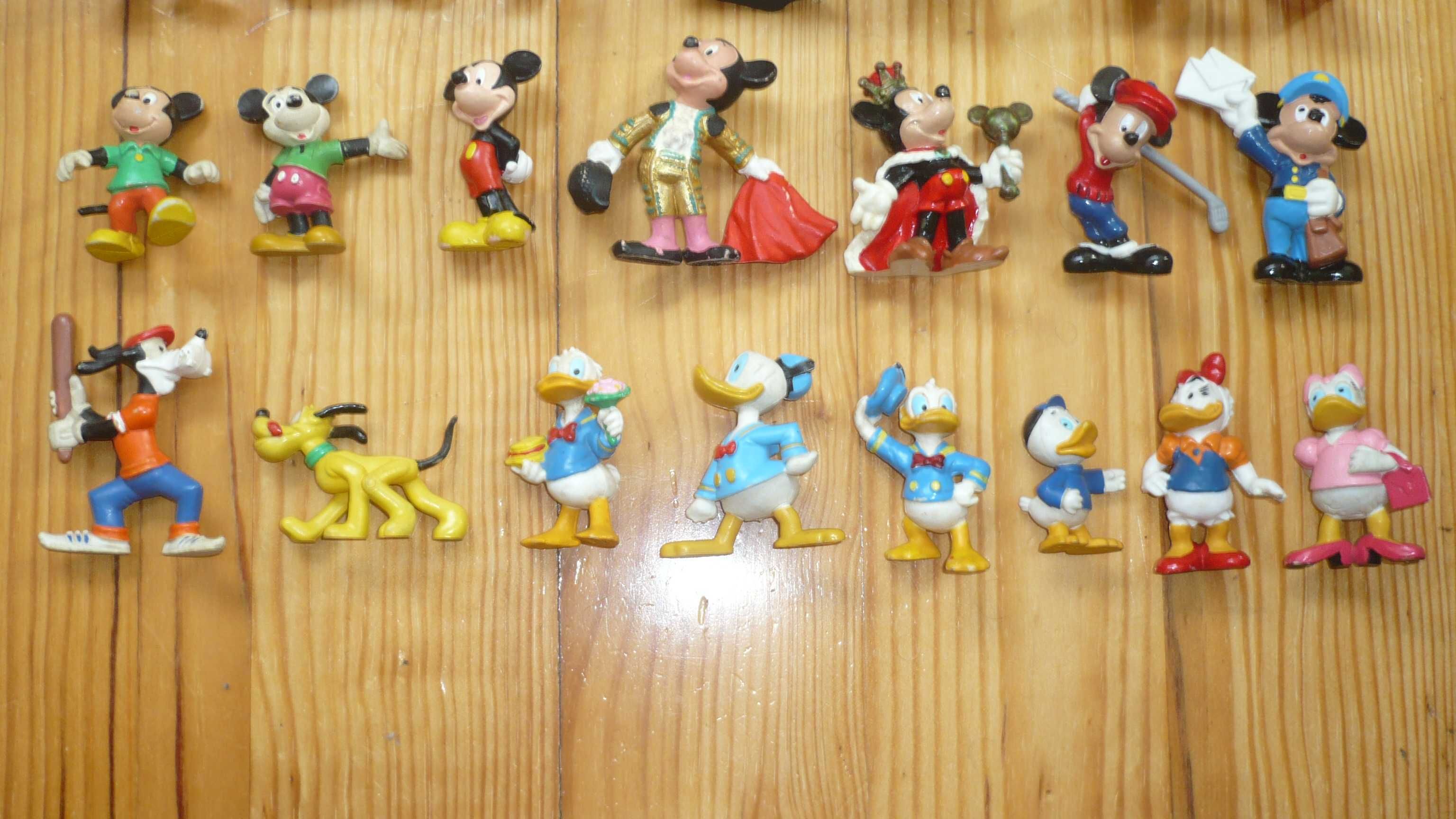 Bonecos PVC Walt Disney + Casas Estrumpfes - Anos 70/80/90