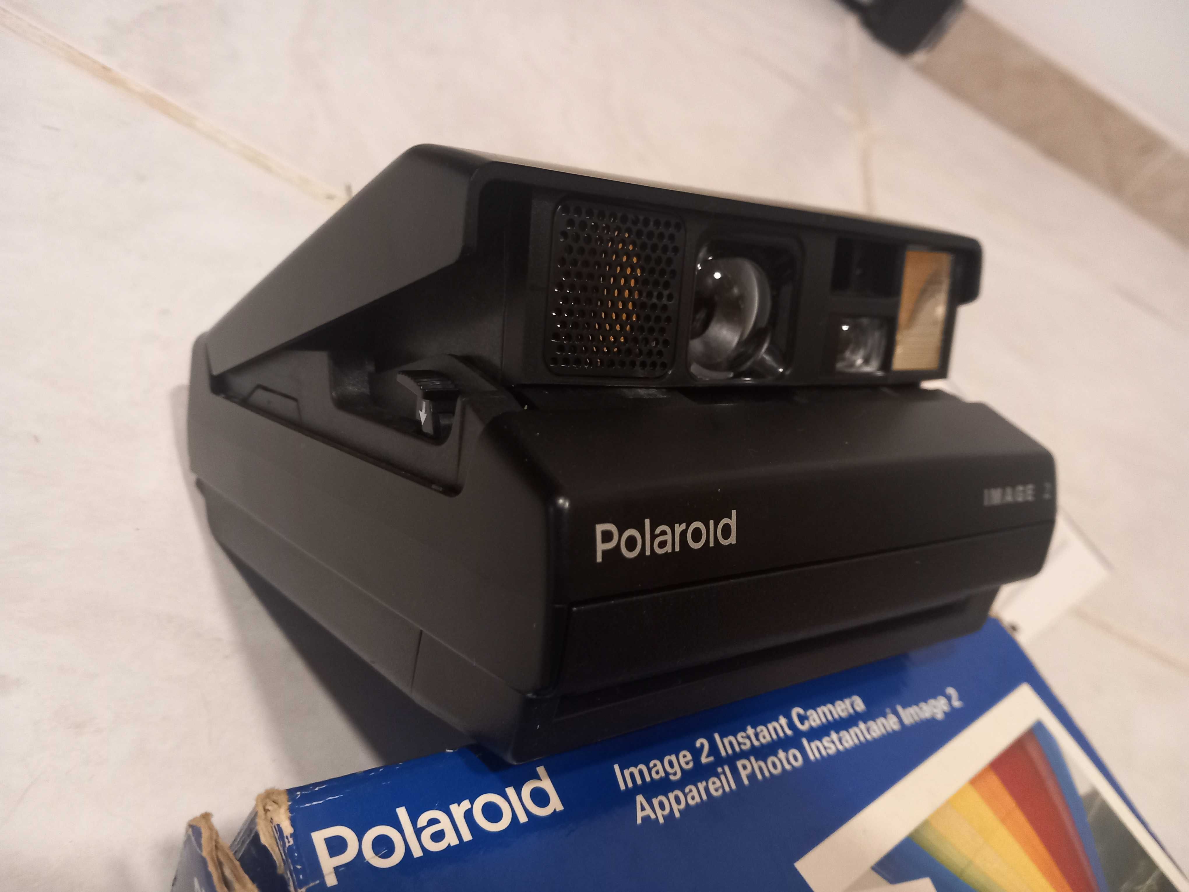 Polaroid image 2 com cartucho velho, caixa e manual