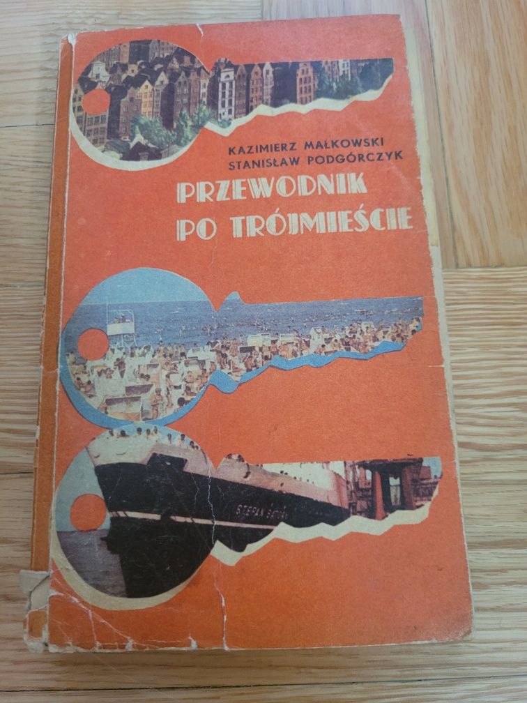 Mapki Gdynia Gdańsk 1974r na prezent! Do ramki przewodnik