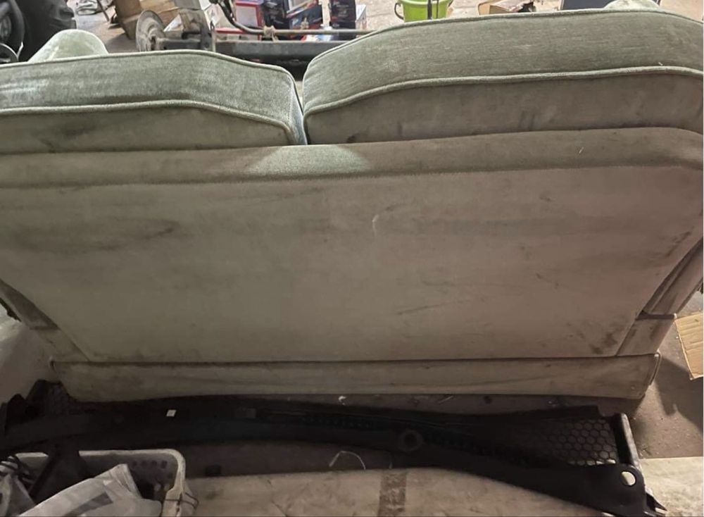 Sofa 2 osobowa velvet zielona kanapa stara antyk