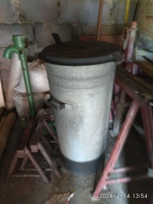 Kubły na śmieci ocynkowane 110 l