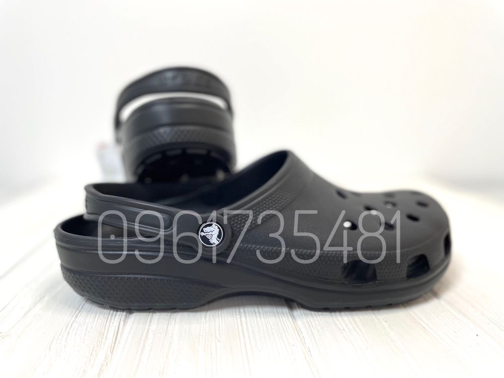 Мужские Класичные Кроксы Чоловічі Чорні Крокси Crocs Classic