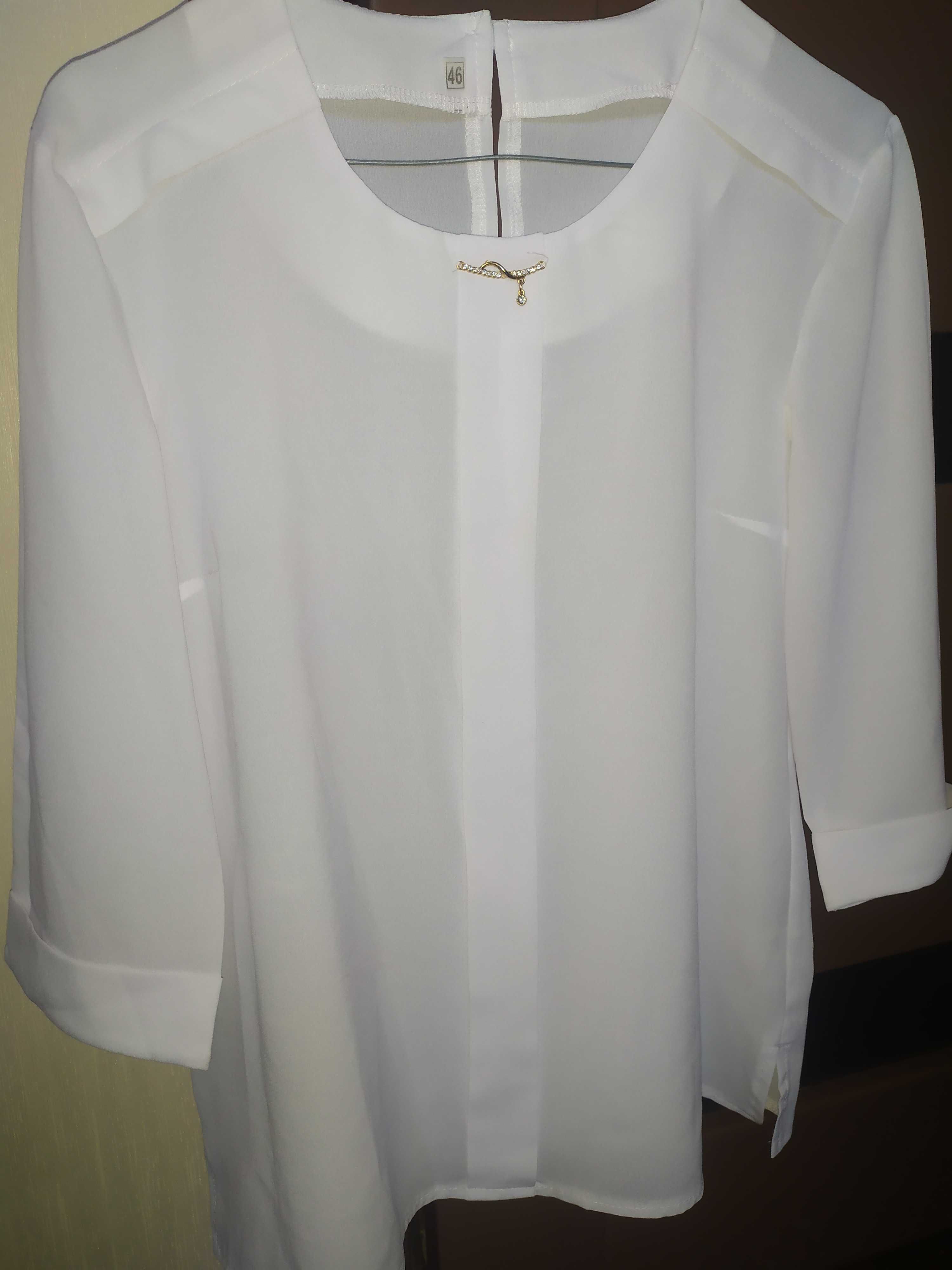 Блуза белая женская