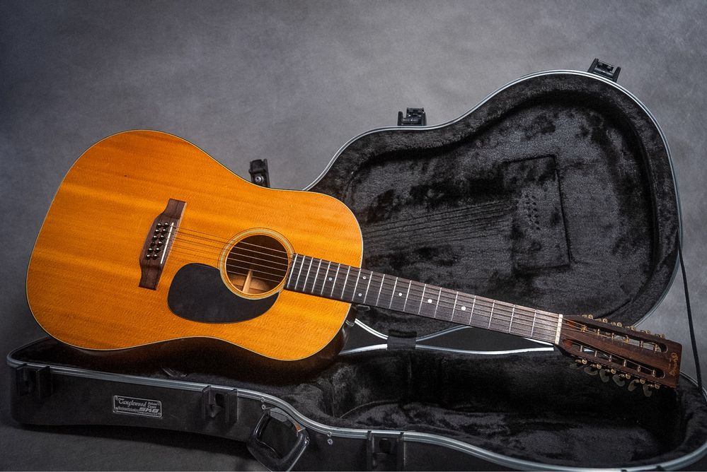 Gitara elektroakustyczna Martin D-12-20 z 1971 roku