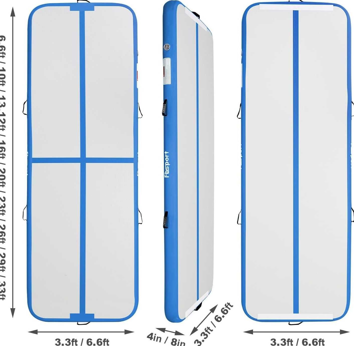 Airtrack Mata Gimnastyczna FBSport 300x100x10 materac do ćwiczeń jogi