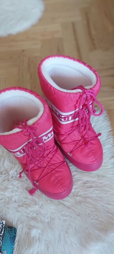 Buty zimowe sniegowce moon boot na snieg 40 wiazane
