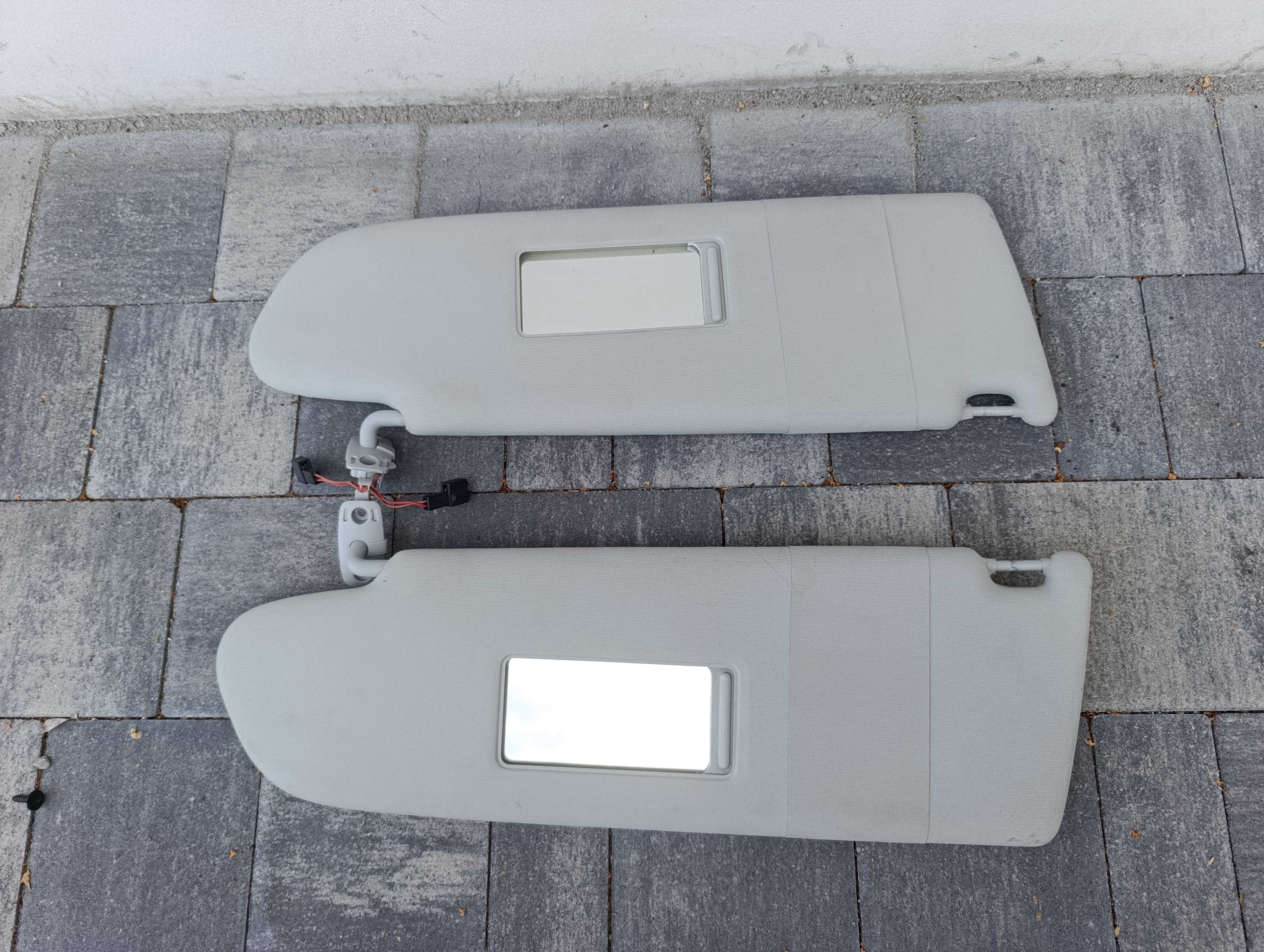 Słoneczniki osłony słoneczne VW T5 T5 lift z lampką i lusterkiem