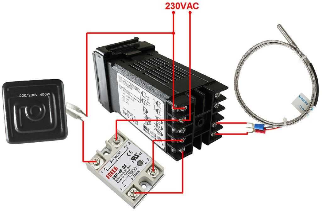 * REX- C 100 PID  0-1300st C*Regulator temperatury *KOMPLET - Sonda K*