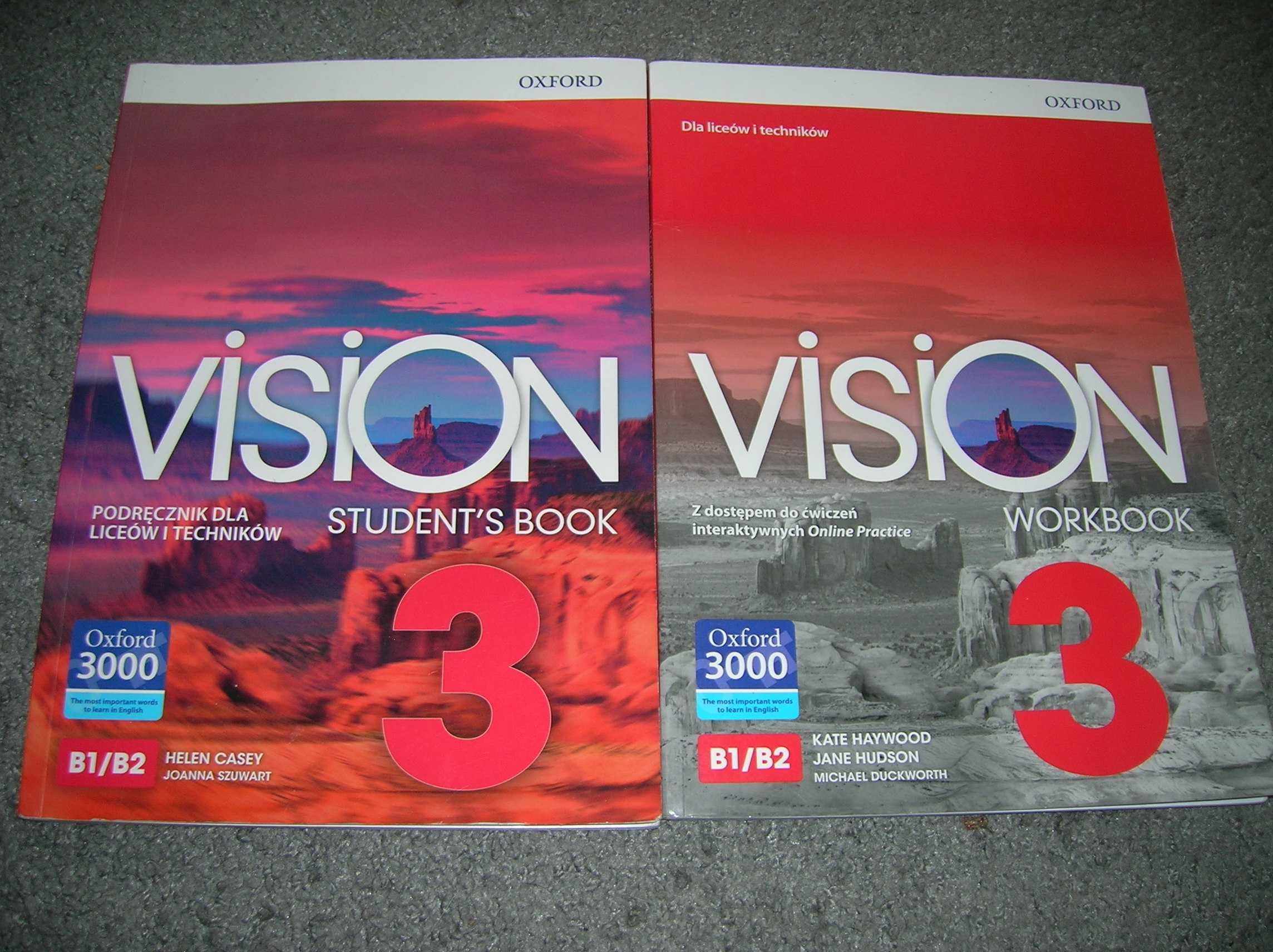 Vision 3-podręcznik + ćwiczenie- w idealnym stanie-100zł