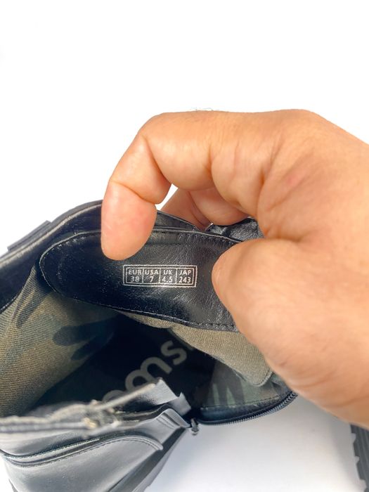 Emmshu Botas Com Plataforma Estilo Militar Bandit Black - 38 EU