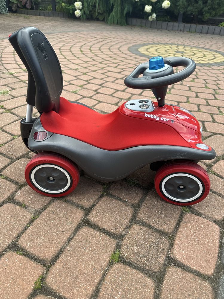 BIG Bobby-Car Next 2.0 Pchacz Jezdzik Klakson, Swiatta LED