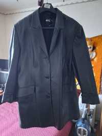 Продам женский кожаный пижак-куртку,54-56р