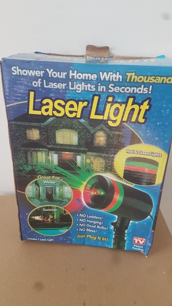 Do kolekcji - oswietlenie domu - laser - nowy