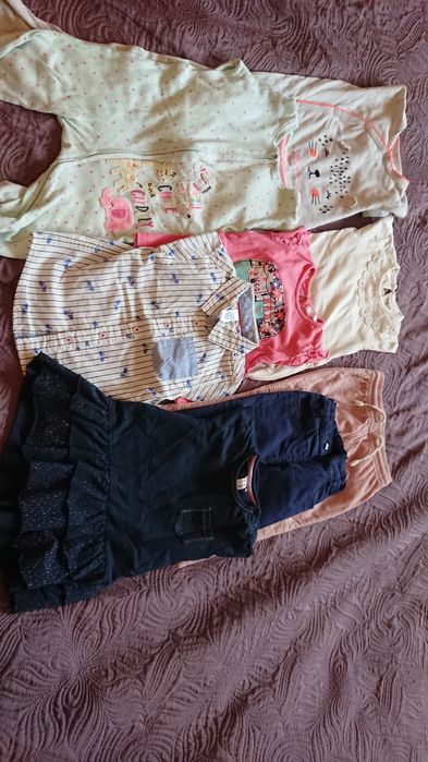 Ubranka dla dziewczynki rozmiar 86