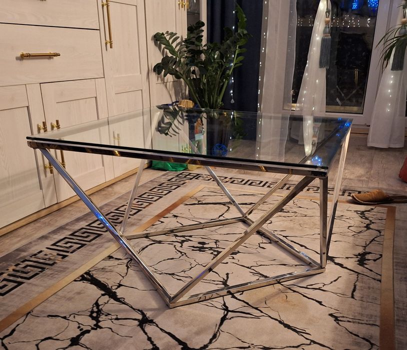 Stolik kawowy glamur