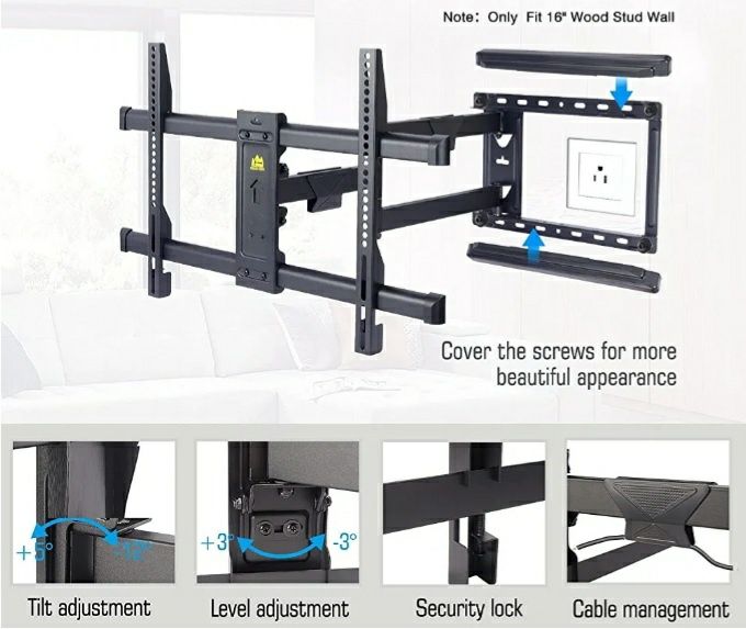 Uchwyt stojak do telewizora  37-75" 75 cm Forging Mount gratis HDMI