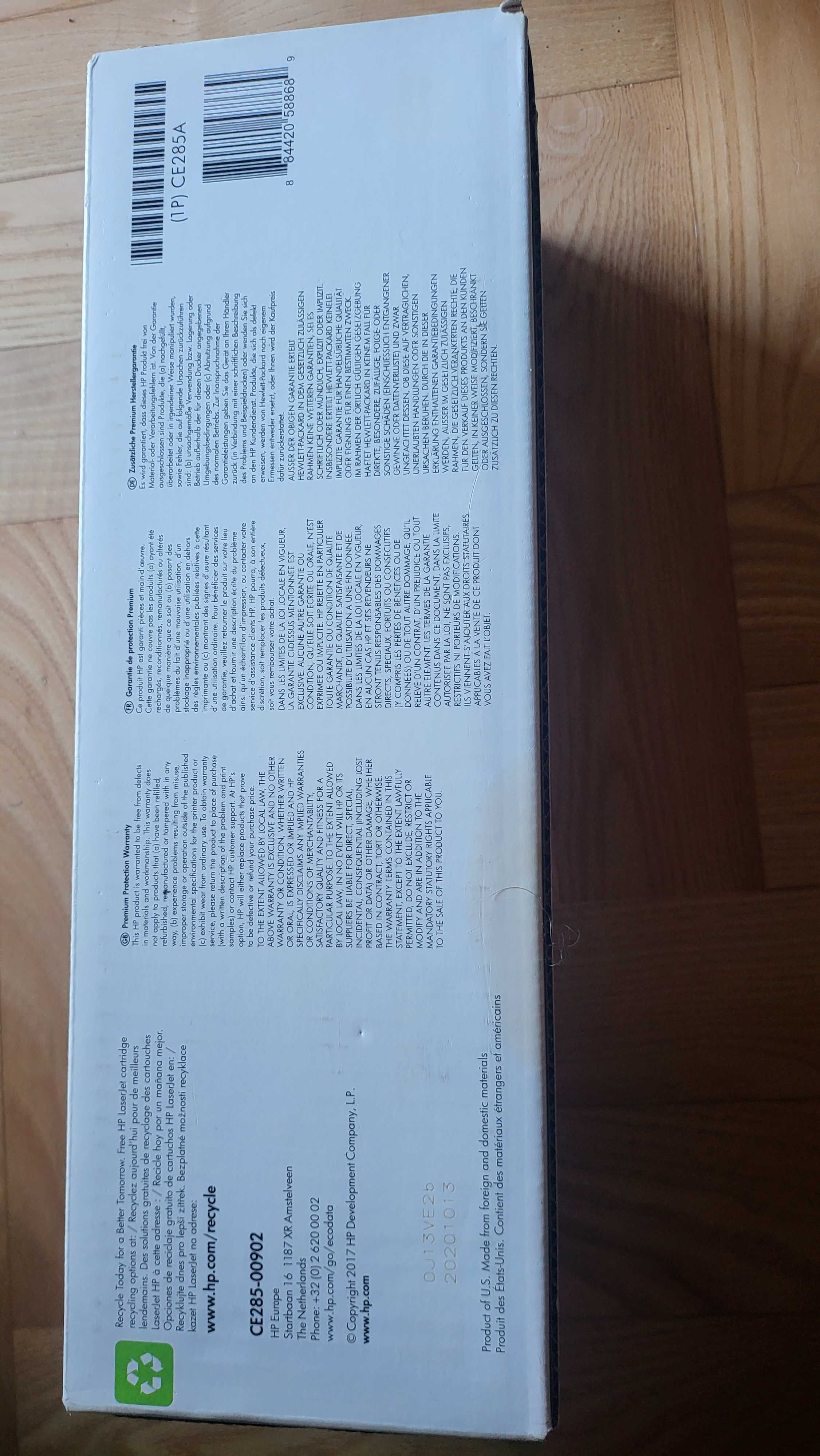 Toner HP 85A CE285A czarny ORYGINALNY