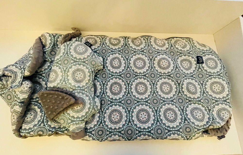 La Millou - Śpiworek "M" do Wózka + poduszka Sleepy Pig Minky