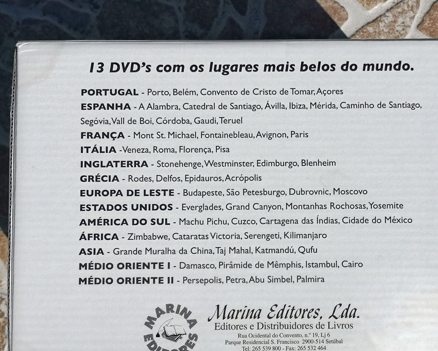 Património da humanidade - Colecção nova completa em DVD