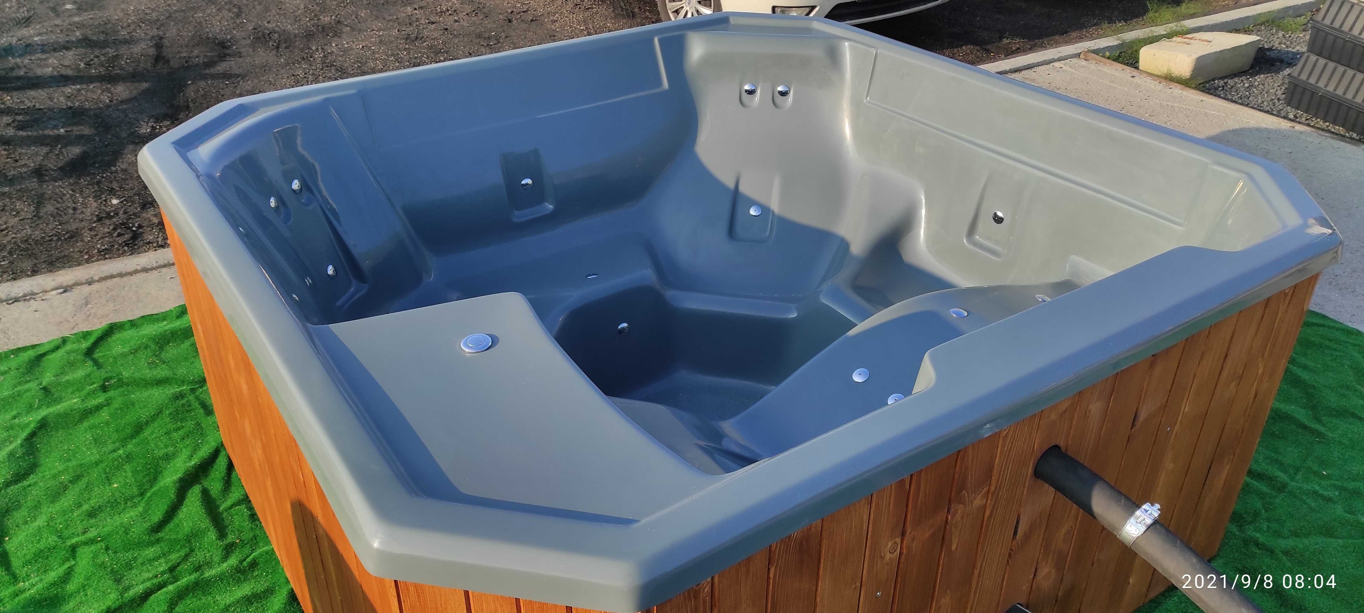 Całoroczne NOWE jacuzzi ogrodowe dla 5 osób - rozmiar 202x192x80cm