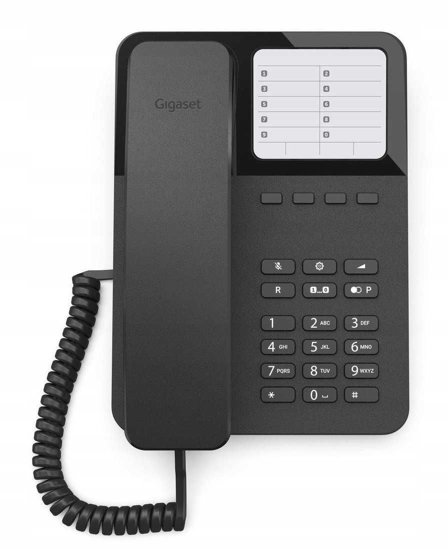 Telefon stacjonarny GIGASET Desk 400 Czarny