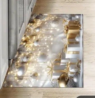 Dywanik chodnik chodniczek świąteczny wycieraczka mata świąteczna