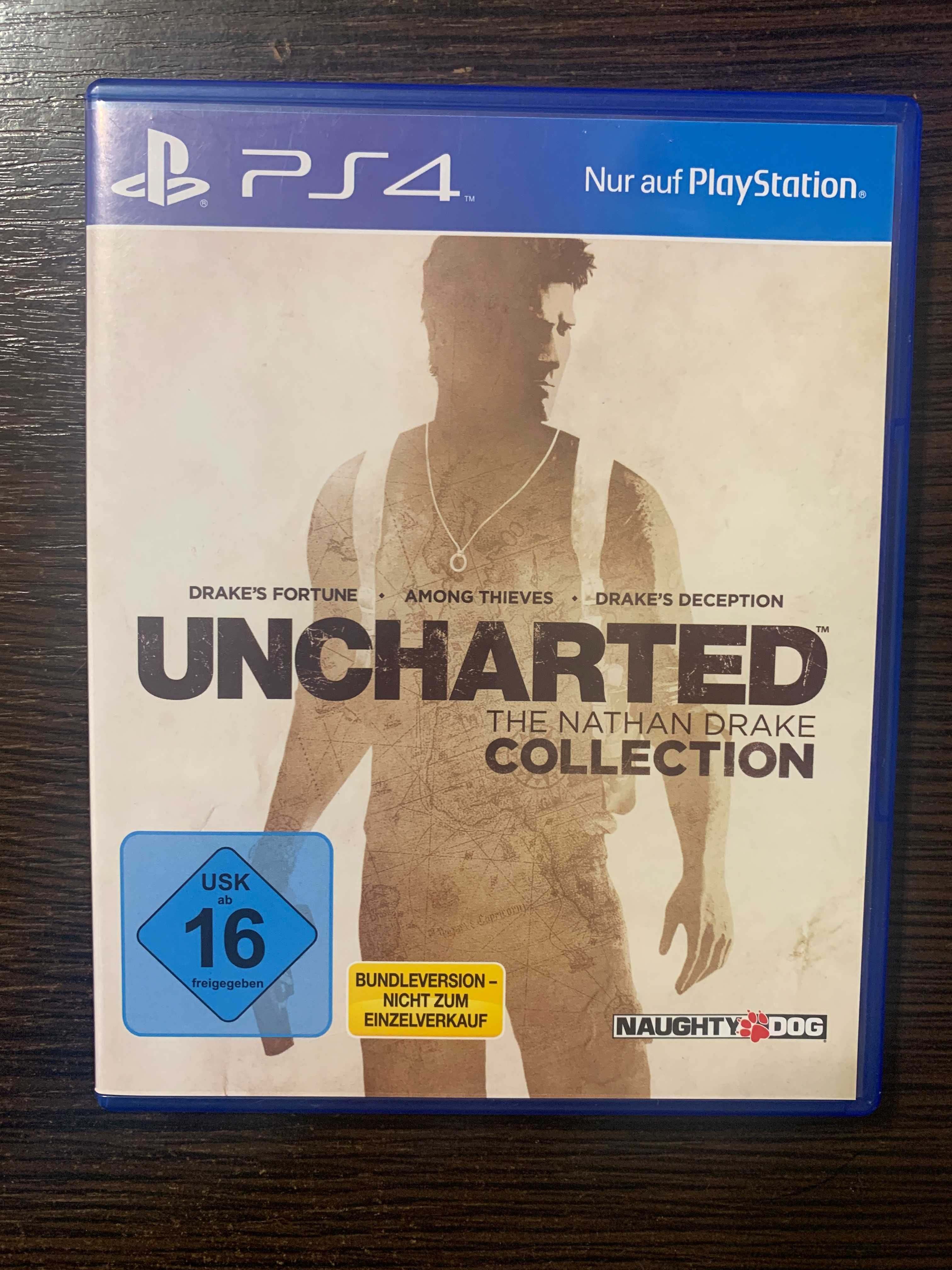 Диск с игрой Uncharted (1-3) для PS4