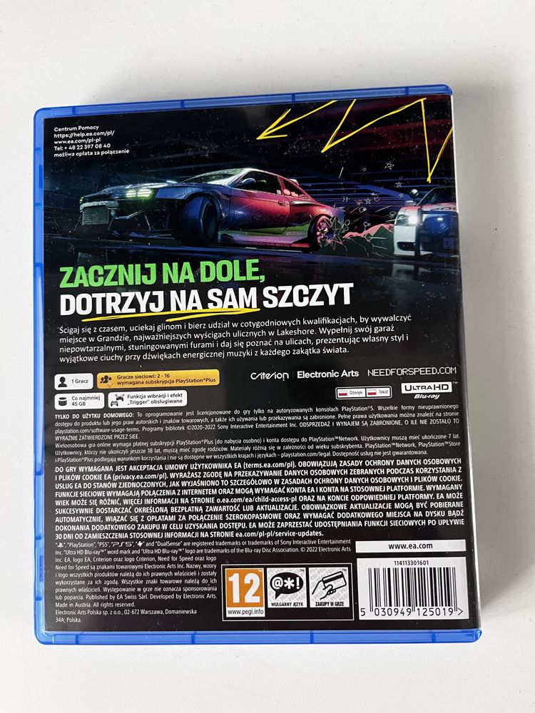 Need For Speed Unbound Playstation 5