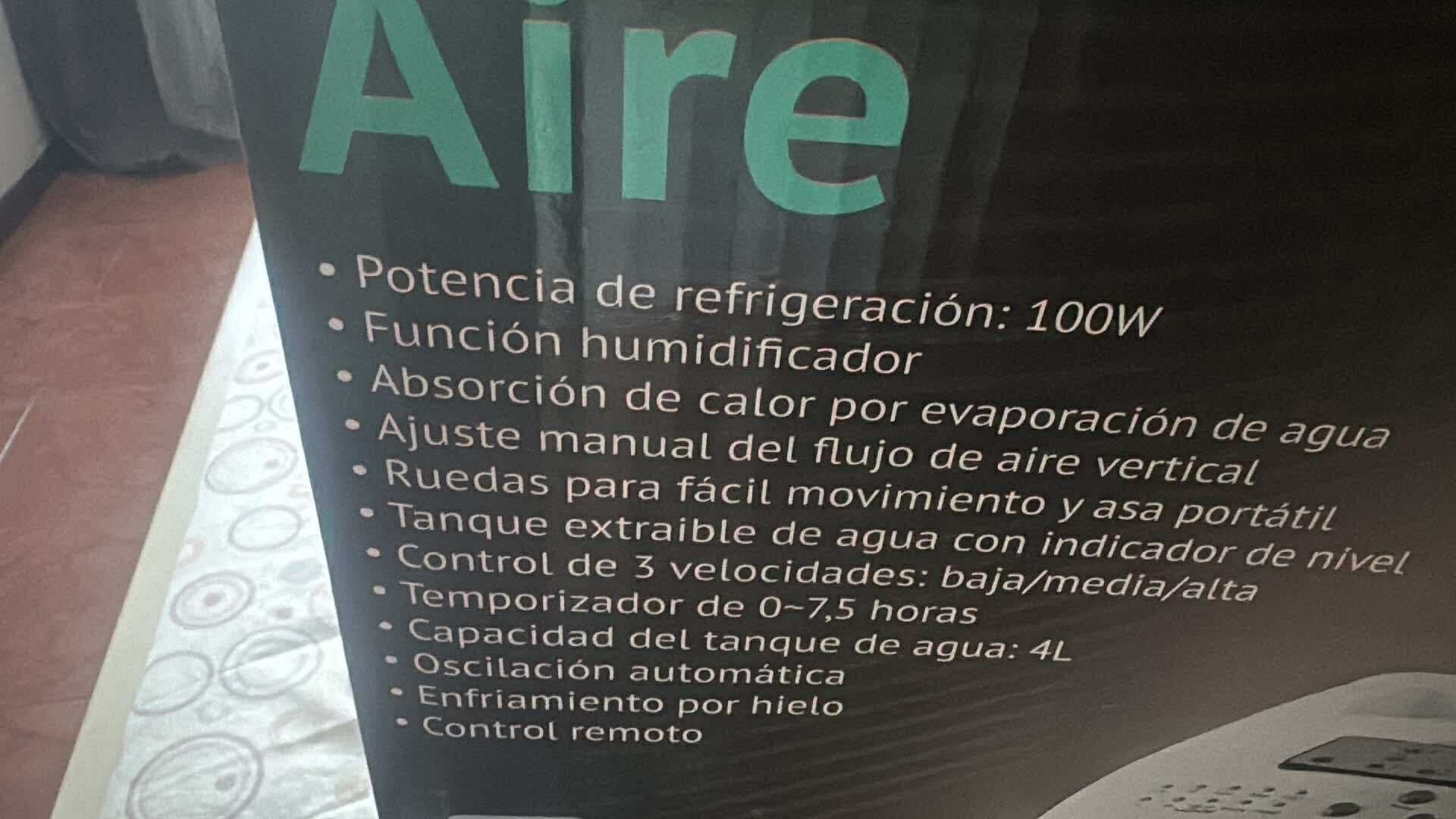 Climatizador portátil
