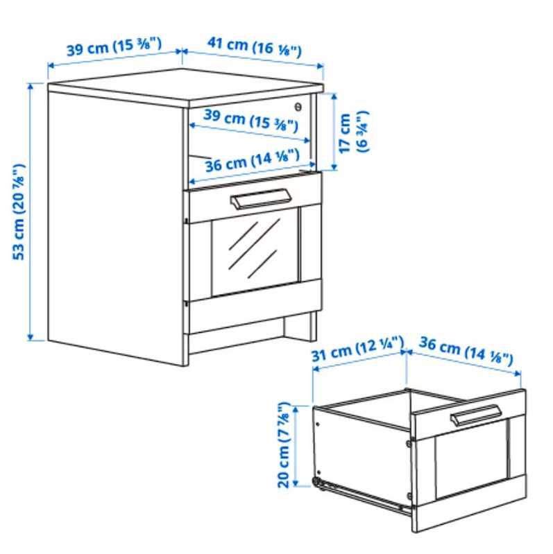 Mesa de Cabeceira BRIMNES