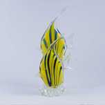 Dwie szklane rybki Murano glass