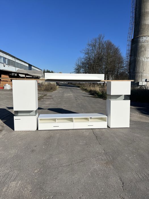 Komplet Mebli biały połysk Meblościanka