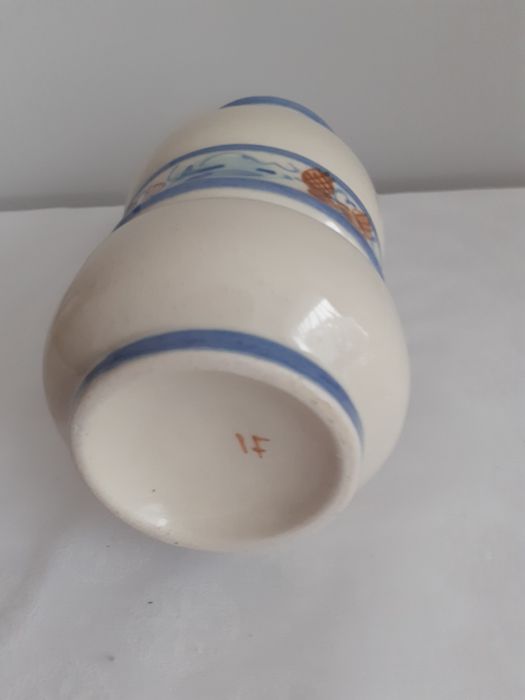 Wazon z fajansu z PRL Bolesławiec