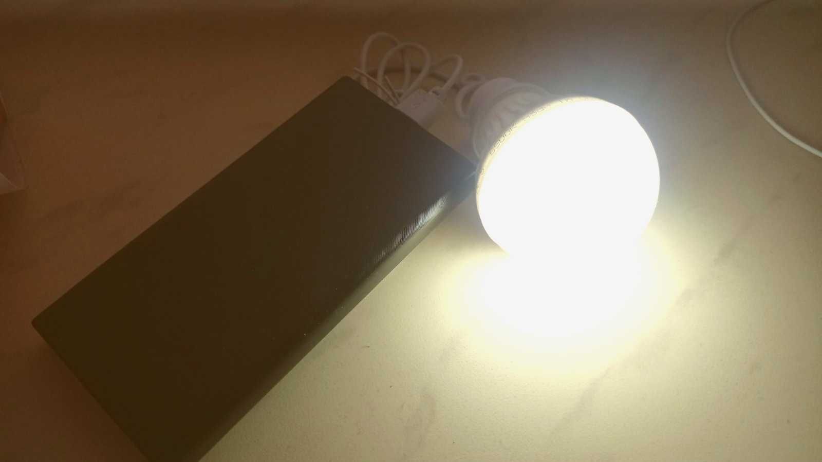 USB - Лампа пятиватка/ Лампа для кемпінгу / при блекауті/ освітлення