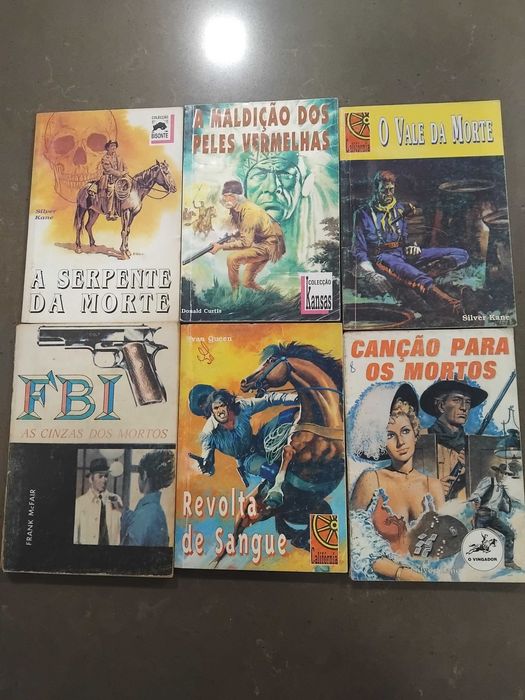 Vários livros de Ação e Aventura