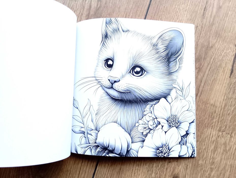 Animal Paradise, Colour Book, kolorowanki dla dzieci i dorosłych.