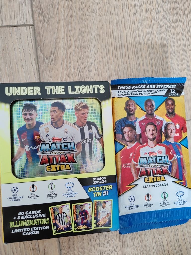 Puszka i karty Match Attax Extra