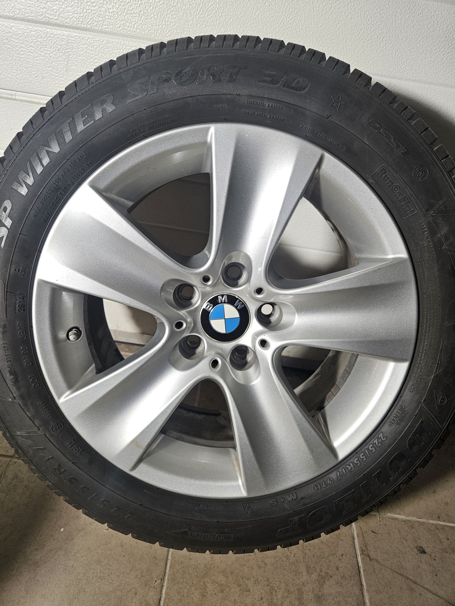 Kola zimowe Oryginalne BMW F10 F11 5x120 8J R17 Et 30
