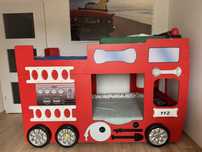 Łóżko piętrowe wóz strażacki strażak firetruck